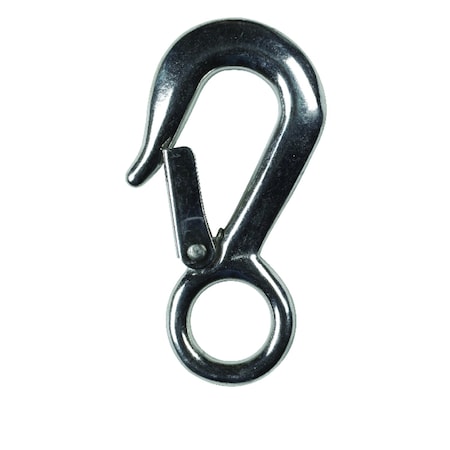 Campbell 3/4 In. D X 4 In. L Polished Steel Snap Hook 400 Lb